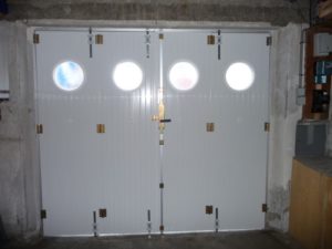 Porte de garage 4 vtx PVC 2